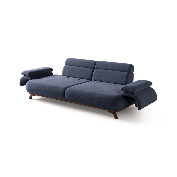 Atelier Del Sofa Bonjo Walnut - Sofá de 3 Plazas Azul Marino Atelier Del Sofa Bonjo Walnut - Sofá de 3 Plazas Azul Marino